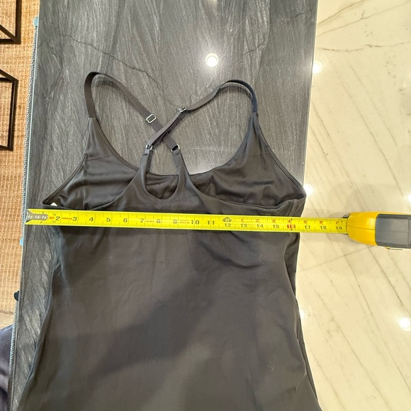 Athletic Dress With Built-in Shorts - Black - Picture 5 of 8